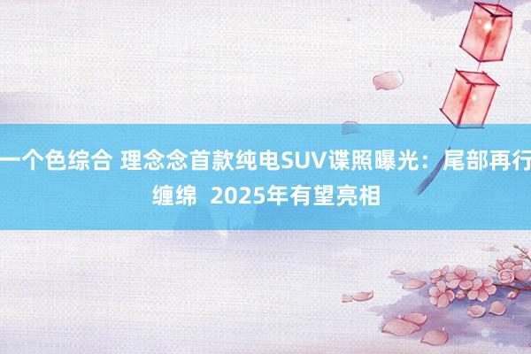 一个色综合 理念念首款纯电SUV谍照曝光：尾部再行缠绵  2025年有望亮相