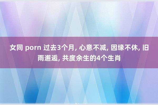 女同 porn 过去3个月， 心意不减， 因缘不休， 旧雨邂逅， 共度余生的4个生肖