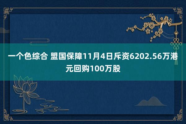 一个色综合 盟国保障11月4日斥资6202.56万港元回购100万股