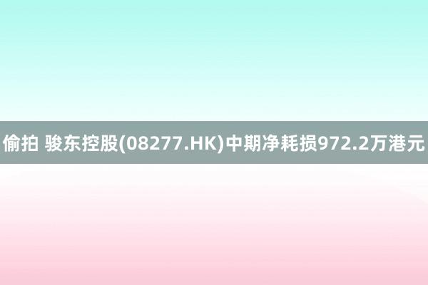 偷拍 骏东控股(08277.HK)中期净耗损972.2万港元