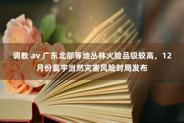 调教 av 广东北部等地丛林火险品级较高，12月份寰宇当然灾害风险时局发布