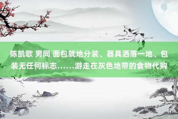 陈凯歌 男同 面包就地分装、器具洒落一地、包装无任何标志……游走在灰色地带的食物代购