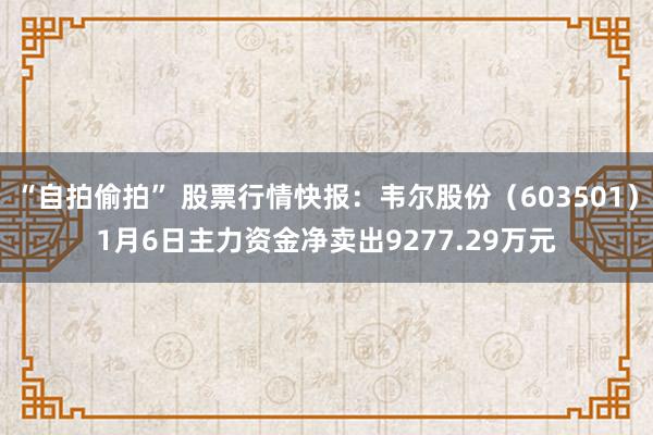 “自拍偷拍” 股票行情快报：韦尔股份（603501）1月6日主力资金净卖出9277.29万元